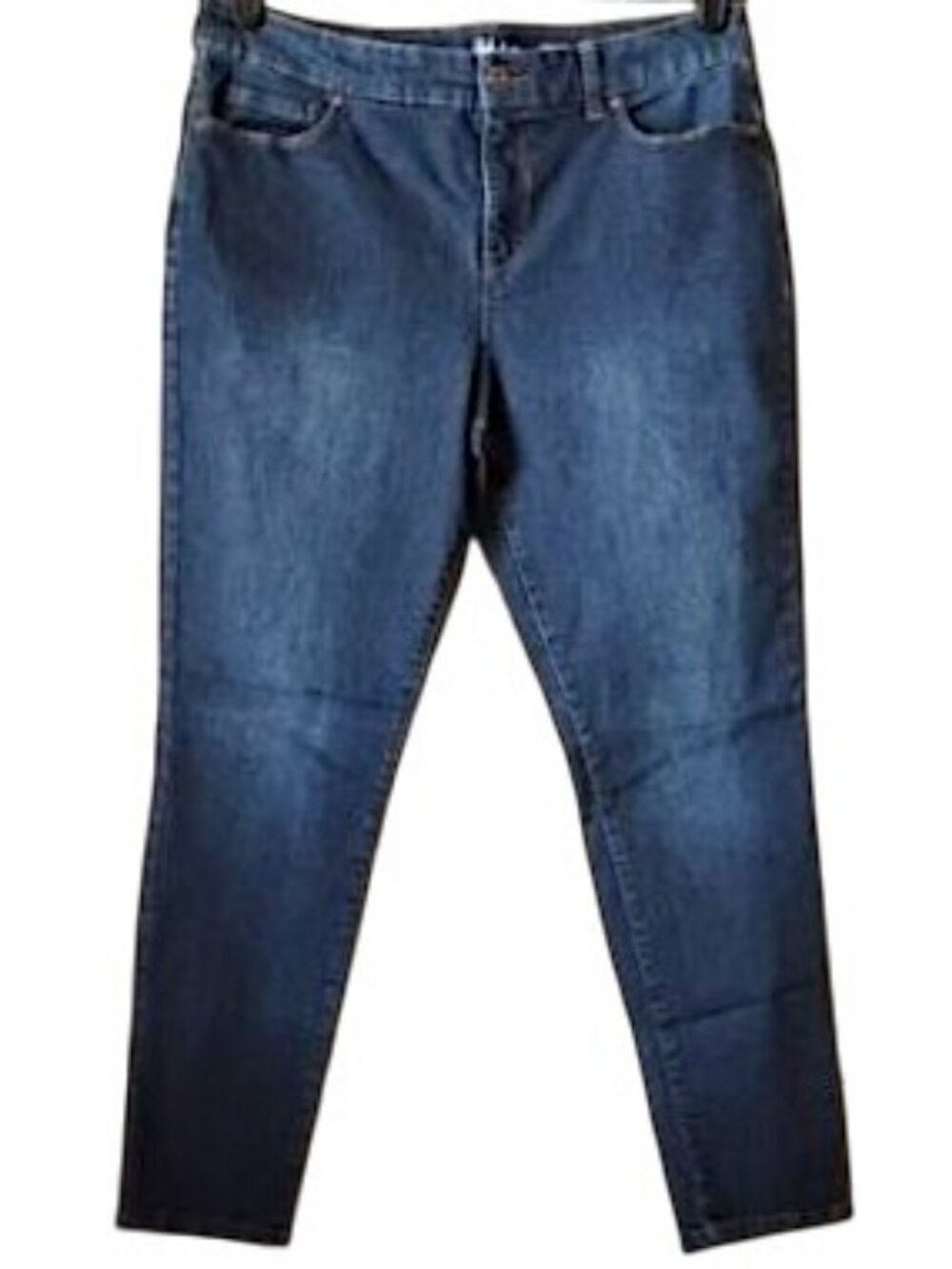 Style & Co High Rise Skinny Jeans 14 Medium Wash 35x29